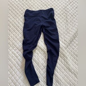 Women’s Navy High-Waist Athletic Compression Leggings